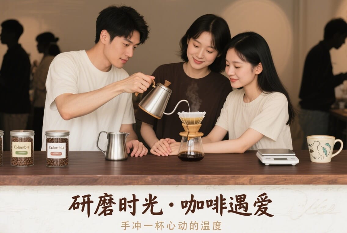 手冲咖啡制作约会